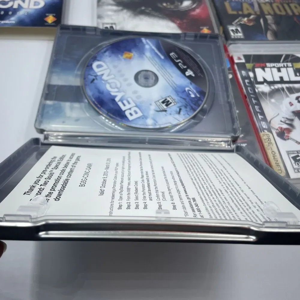 PS3 Game Lot of 5 - Beyond Two Souls STEELBOOK, God of War, L.A. Noire & More!